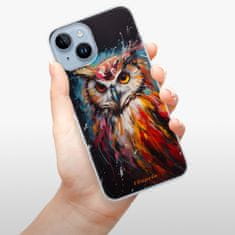 iSaprio Silikonové pouzdro - Abstract Owl pro iPhone 14