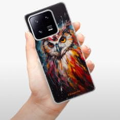 iSaprio Silikonové pouzdro - Abstract Owl pro Xiaomi 13 Pro