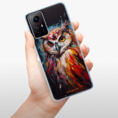 iSaprio Silikonové pouzdro - Abstract Owl pro Xiaomi Redmi Note 12S