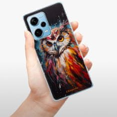 iSaprio Silikonové pouzdro - Abstract Owl pro Xiaomi Redmi Note 12 Pro+ 5G