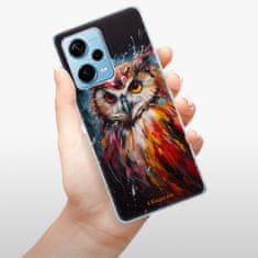 iSaprio Silikonové pouzdro - Abstract Owl pro Xiaomi Redmi Note 12 Pro 5G