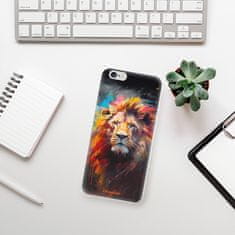 iSaprio Silikonové pouzdro - Abstract Lion pro Apple iPhone 6