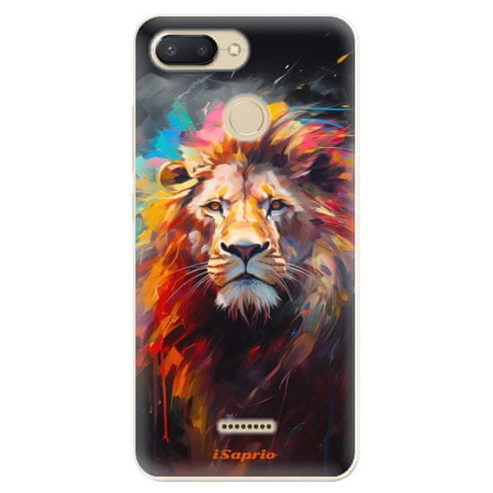 iSaprio Silikonové pouzdro - Abstract Lion pro Xiaomi Redmi 6