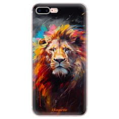 iSaprio Silikonové pouzdro - Abstract Lion pro Apple iPhone 7 Plus / 8 Plus