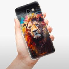 iSaprio Silikonové pouzdro - Abstract Lion pro Samsung Galaxy J6