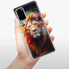 iSaprio Silikonové pouzdro - Abstract Lion pro Samsung Galaxy S20+