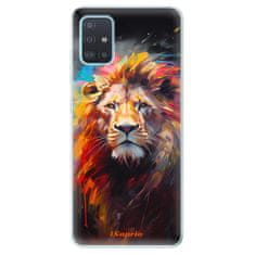 iSaprio Silikonové pouzdro - Abstract Lion pro Samsung Galaxy A51