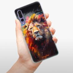 iSaprio Silikonové pouzdro - Abstract Lion pro Huawei P20 Pro