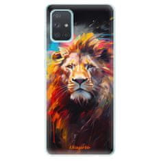 iSaprio Silikonové pouzdro - Abstract Lion pro Samsung Galaxy A71