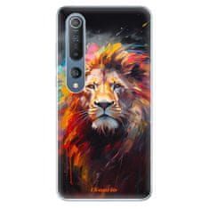 iSaprio Silikonové pouzdro - Abstract Lion pro Xiaomi Mi 10 / Mi 10 Pro