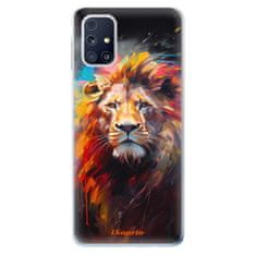 iSaprio Silikonové pouzdro - Abstract Lion pro Samsung Galaxy M31s