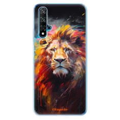 iSaprio Silikonové pouzdro - Abstract Lion pro Huawei Nova 5T