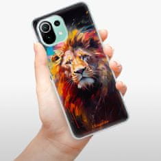iSaprio Silikonové pouzdro - Abstract Lion pro Xiaomi Mi 11 Lite