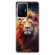 iSaprio Silikonové pouzdro - Abstract Lion pro Xiaomi 11T / 11T Pro