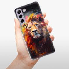 iSaprio Silikonové pouzdro - Abstract Lion pro Samsung Galaxy S21 FE 5G