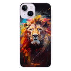iSaprio Silikonové pouzdro - Abstract Lion pro iPhone 14