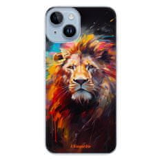 iSaprio Silikonové pouzdro - Abstract Lion pro iPhone 14