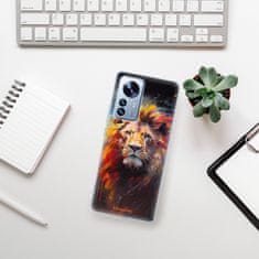iSaprio Silikonové pouzdro - Abstract Lion pro Xiaomi 12 Pro