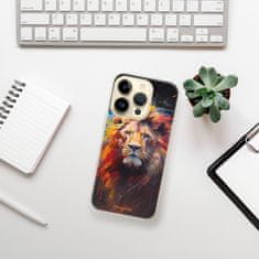 iSaprio Silikonové pouzdro - Abstract Lion pro iPhone 14 Pro
