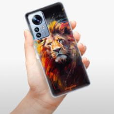 iSaprio Silikonové pouzdro - Abstract Lion pro Xiaomi 12 Pro