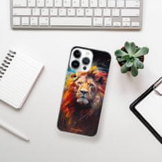 iSaprio Silikonové pouzdro - Abstract Lion pro iPhone 14 Pro Max