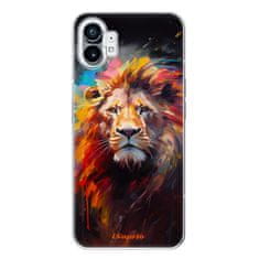 iSaprio Silikonové pouzdro - Abstract Lion pro Nothing Phone (1)