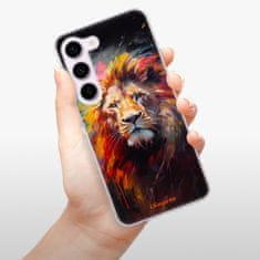 iSaprio Silikonové pouzdro - Abstract Lion pro Samsung Galaxy S23 5G