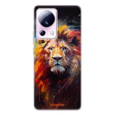 iSaprio Silikonové pouzdro - Abstract Lion pro Xiaomi 13 Lite