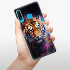 iSaprio Silikonové pouzdro - Abstract Tiger pro Huawei P30 Lite
