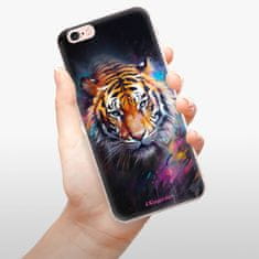 iSaprio Silikonové pouzdro - Abstract Tiger pro Apple iPhone 6
