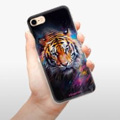 iSaprio Silikonové pouzdro - Abstract Tiger pro Apple iPhone 7 / 8