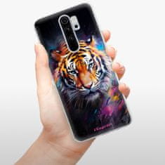 iSaprio Silikonové pouzdro - Abstract Tiger pro Xiaomi Redmi Note 8 Pro