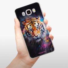 iSaprio Silikonové pouzdro - Abstract Tiger pro Samsung Galaxy J5 (2016)
