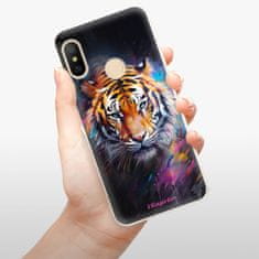 iSaprio Silikonové pouzdro - Abstract Tiger pro Xiaomi Mi A2 Lite