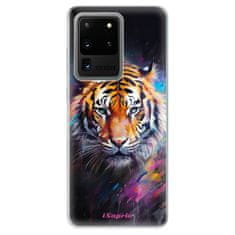 iSaprio Silikonové pouzdro - Abstract Tiger pro Samsung Galaxy S20 Ultra