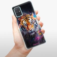 iSaprio Silikonové pouzdro - Abstract Tiger pro Samsung Galaxy A71