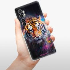 iSaprio Silikonové pouzdro - Abstract Tiger pro Xiaomi Mi Note 10 Lite