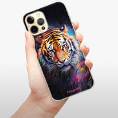 iSaprio Silikonové pouzdro - Abstract Tiger pro Apple iPhone 12 Pro