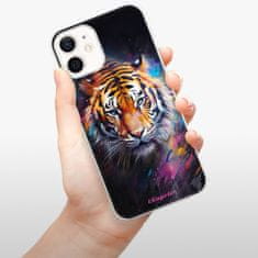 iSaprio Silikonové pouzdro - Abstract Tiger pro Apple iPhone 12