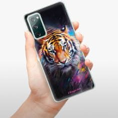 iSaprio Silikonové pouzdro - Abstract Tiger pro Samsung Galaxy S20 FE