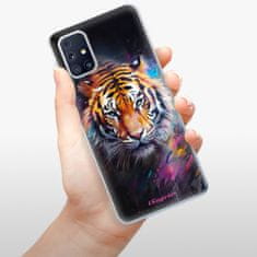 iSaprio Silikonové pouzdro - Abstract Tiger pro Samsung Galaxy M31s