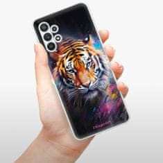 iSaprio Silikonové pouzdro - Abstract Tiger pro Samsung Galaxy A32 LTE