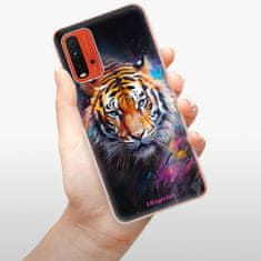 iSaprio Silikonové pouzdro - Abstract Tiger pro Xiaomi Redmi 9T