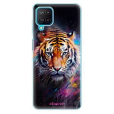 iSaprio Silikonové pouzdro - Abstract Tiger pro Samsung Galaxy M12
