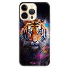 iSaprio Silikonové pouzdro - Abstract Tiger pro Apple iPhone 13 Pro