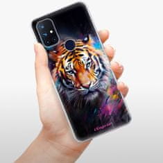 iSaprio Silikonové pouzdro - Abstract Tiger pro OnePlus Nord N10 5G