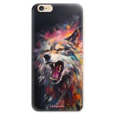 iSaprio Silikonové pouzdro - Abstract Wolf pro Apple iPhone 6