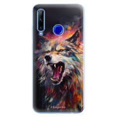 iSaprio Silikonové pouzdro - Abstract Wolf pro Honor 20 Lite