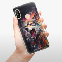 iSaprio Silikonové pouzdro - Abstract Wolf pro Xiaomi Mi A2 Lite