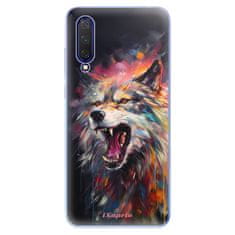 iSaprio Silikonové pouzdro - Abstract Wolf pro Xiaomi Mi 9 Lite